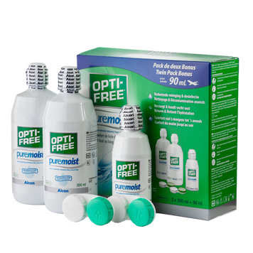 Opti-Free Puremoist \ 300x2 мл + 90 мл \ Набір з 2х розчинів для лінз \ Alcon (OptiFree) 1972306050 фото
