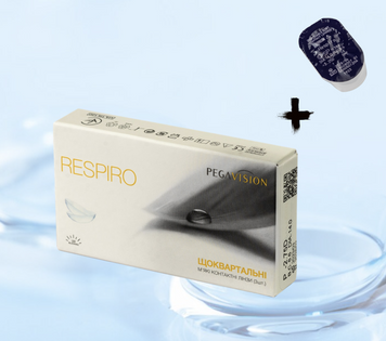 Respiro м'які контактні лінзи (-1,25 \ Акція 3+1) щоквартальні \ Comfort Line 2120098458 фото